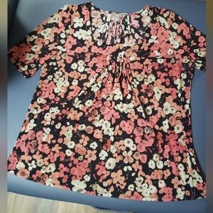 J Jill Large floral blouse